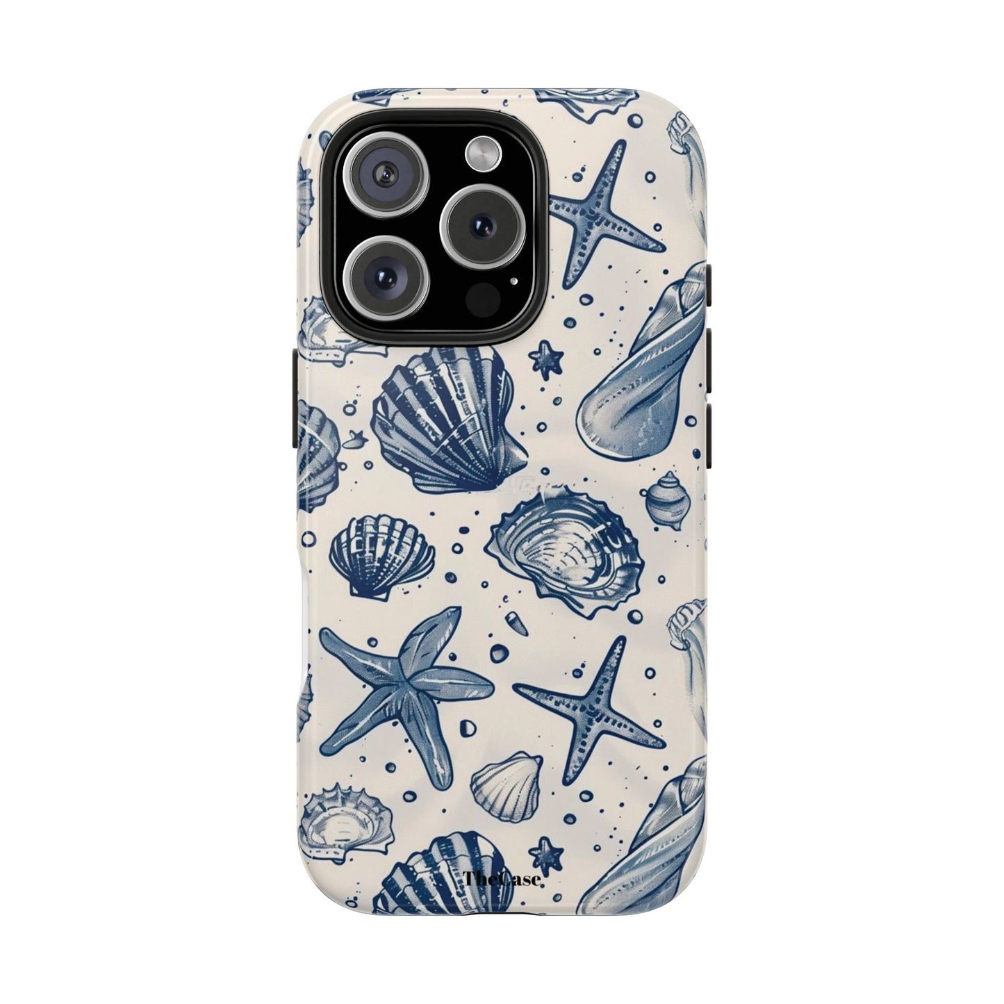 Coastal Shells Tough Phone Case - Nautical Summer Design
