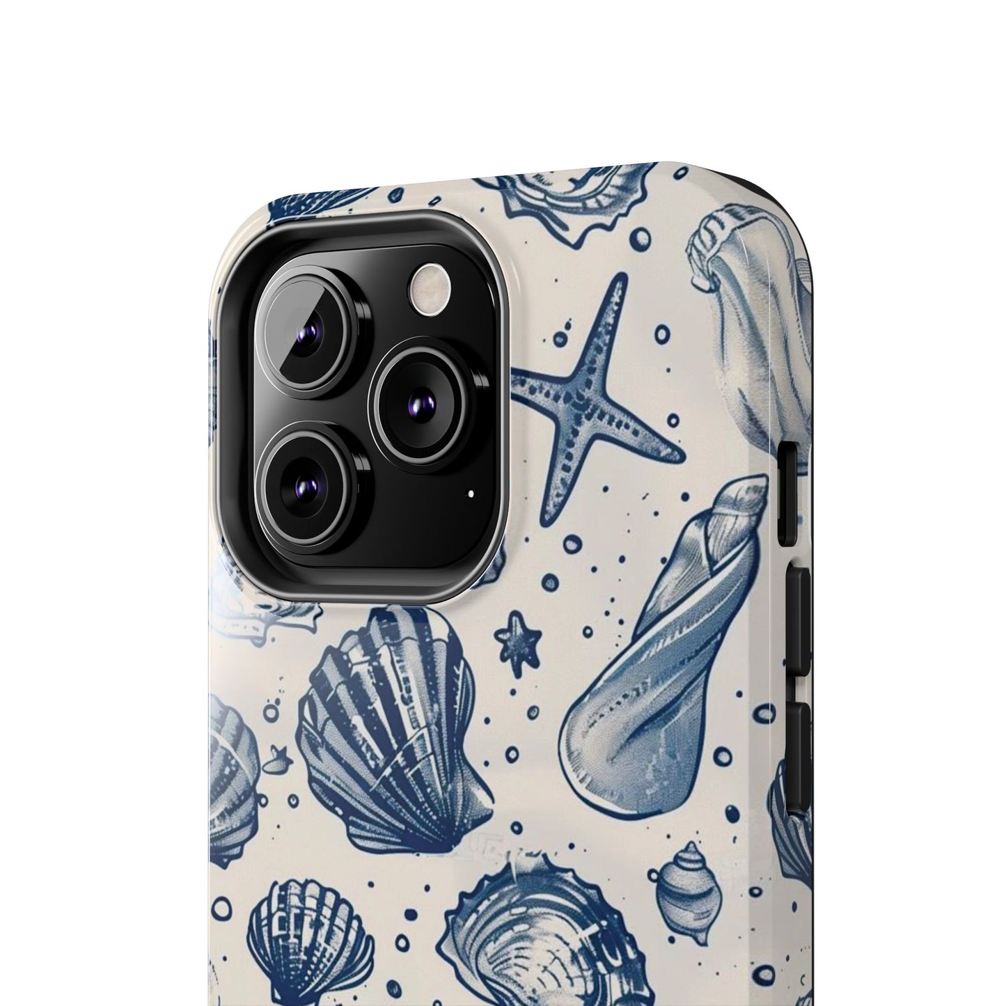 Coastal Shells Tough Phone Case - Nautical Summer Design